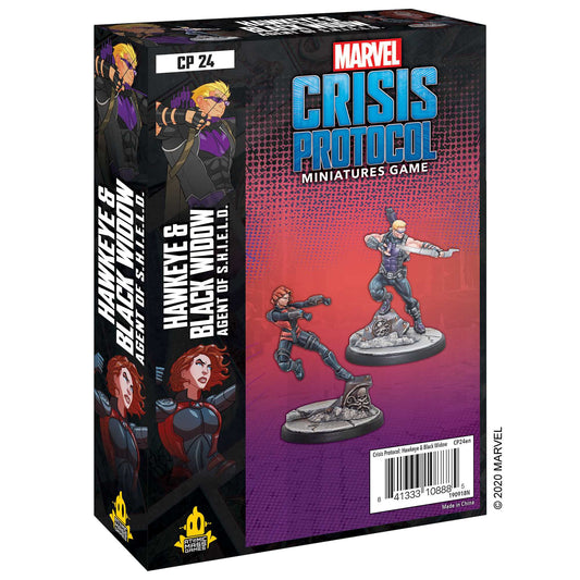Marvel Crisis Protocol: Hawkeye and Black Widow Agent of S.H.I.E.L.D.